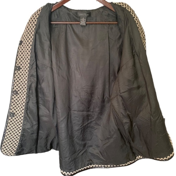 Industry 212 Black & White Swing Jacket 3/4 Length Sleeve Ladies Size Medium - Picture 5 of 13
